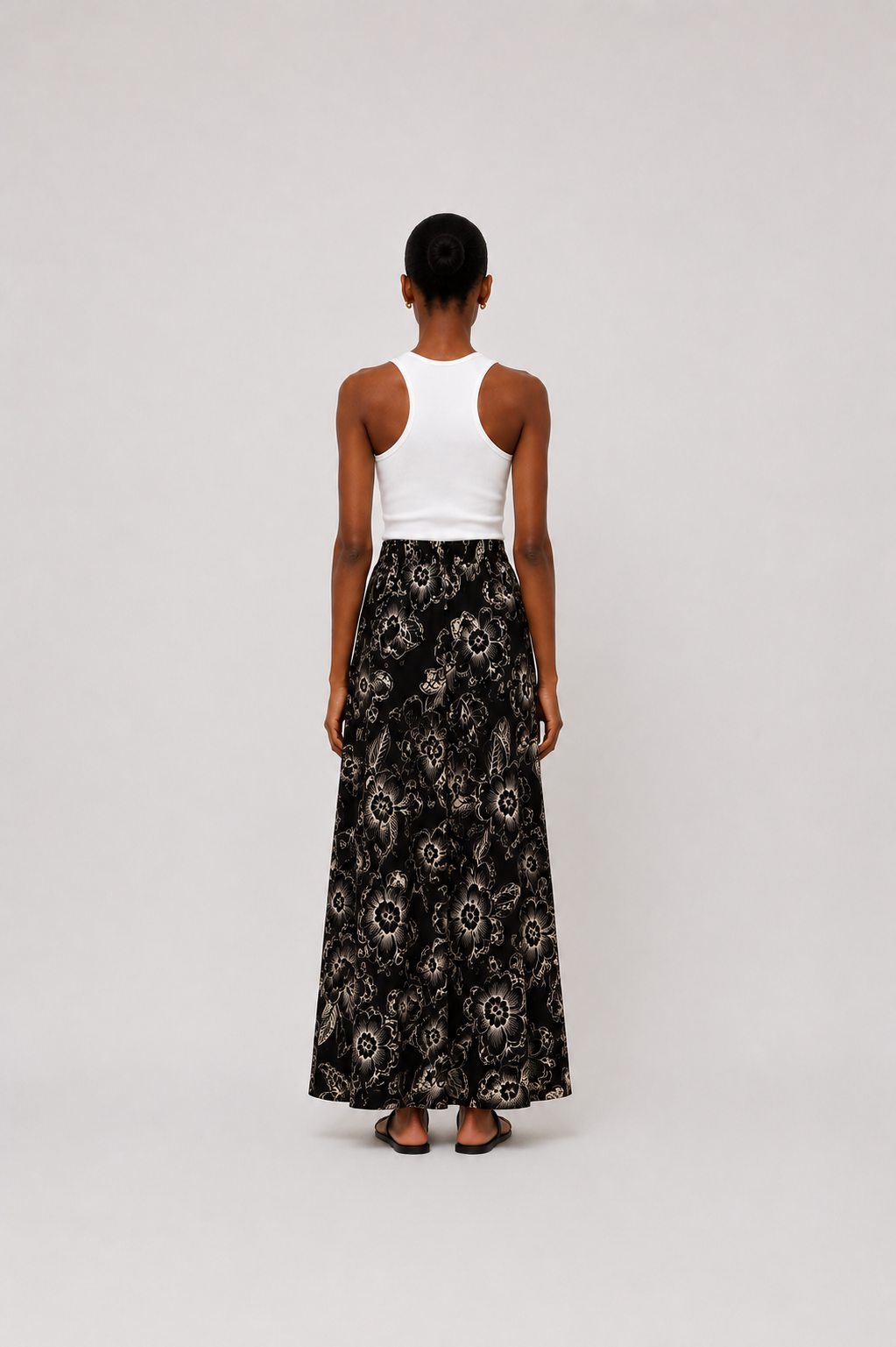 Saia Midi Floral Essence
