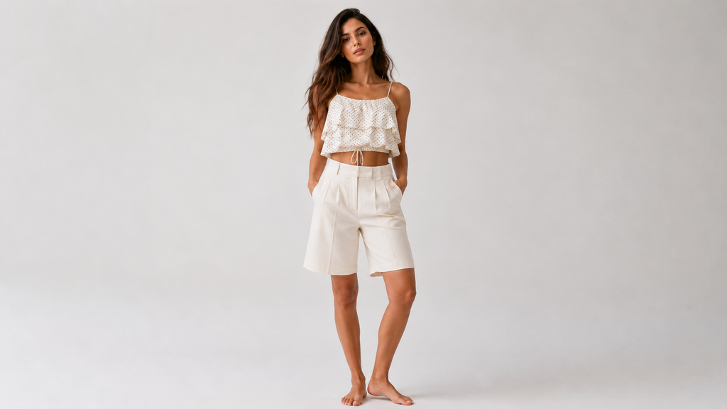 Bermuda Alfaiataria Siena Off-White
