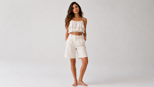 Bermuda Alfaiataria Siena Off-White