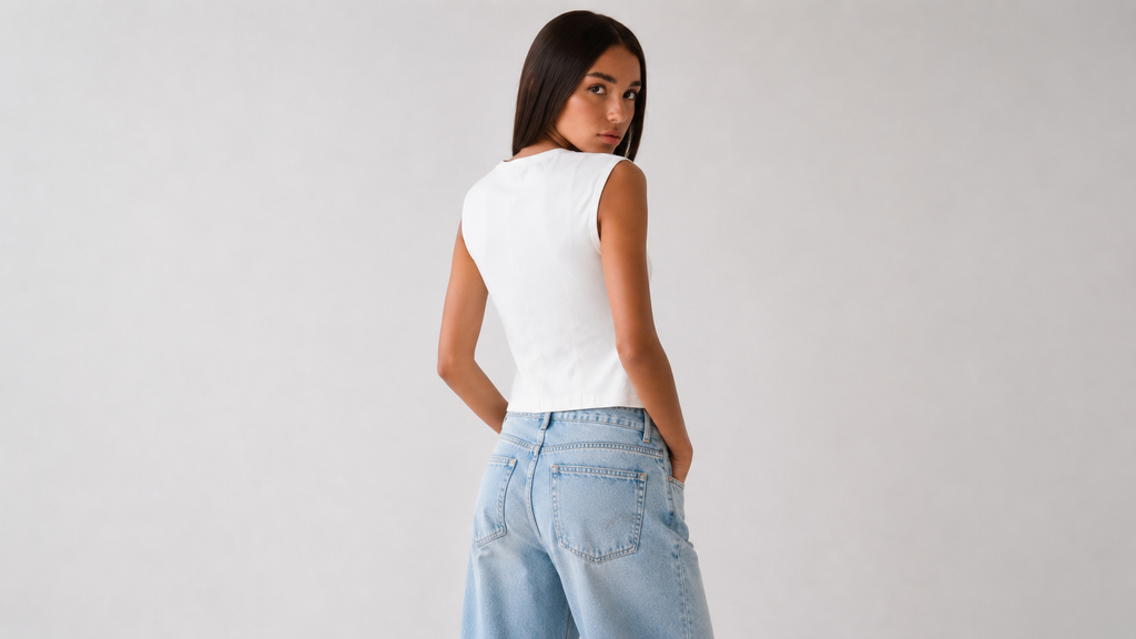 Colete Off-White Élise