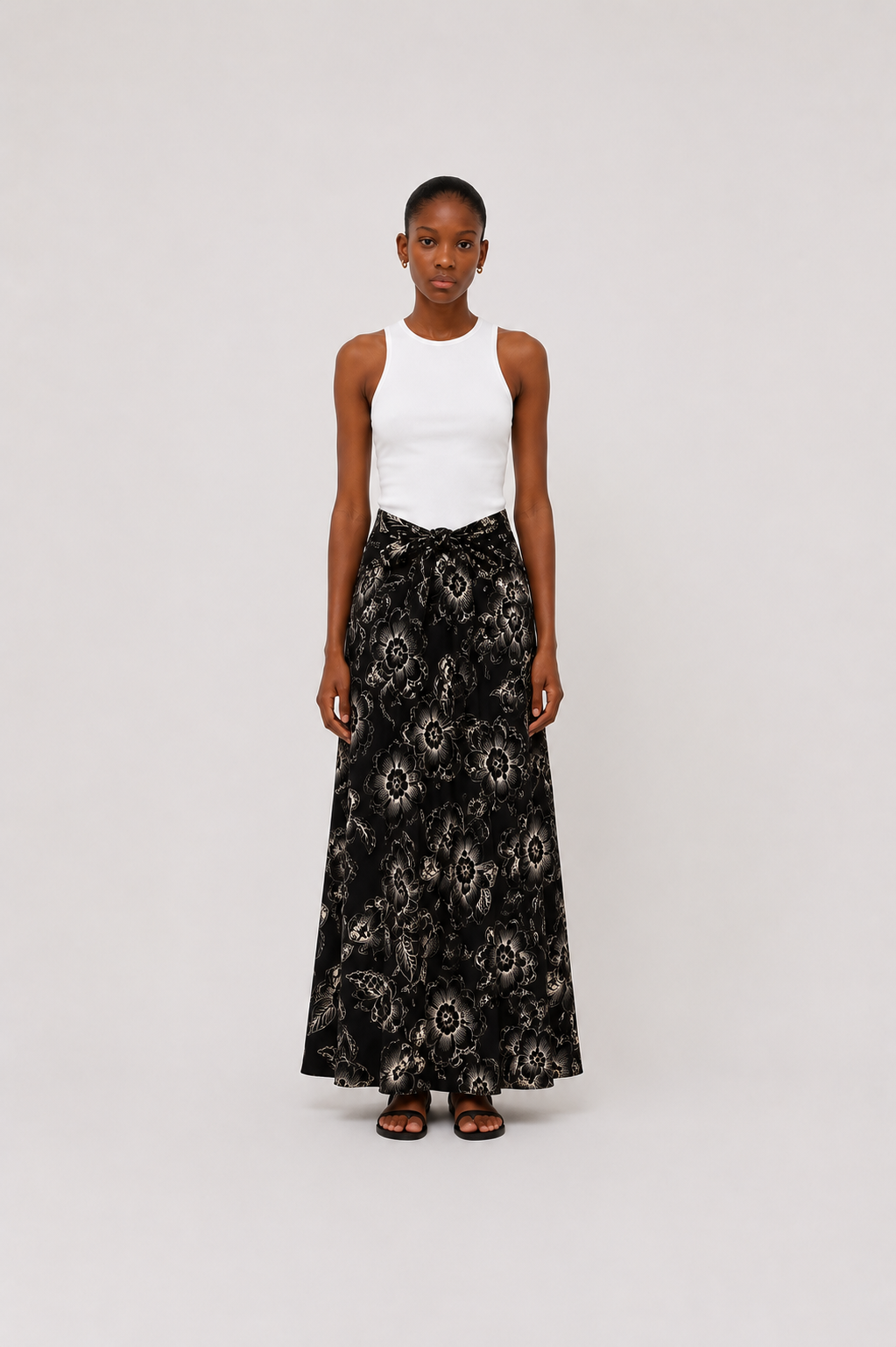 Saia Midi Floral Essence